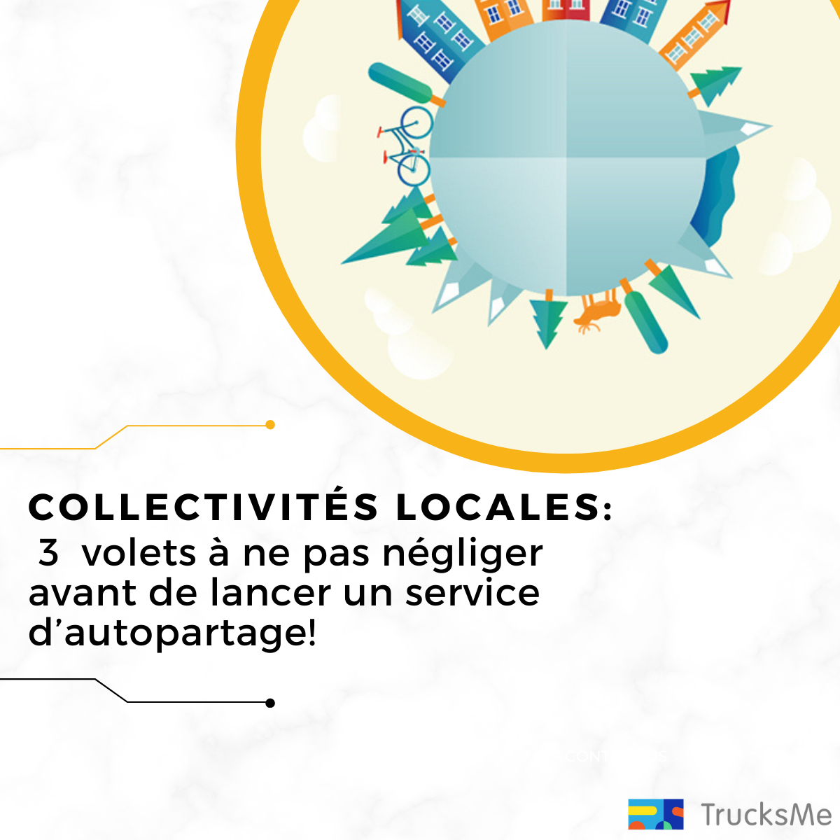 Collectivités locales, 3 volets à ne pas négliger avant de lancer un service d’autopartage.